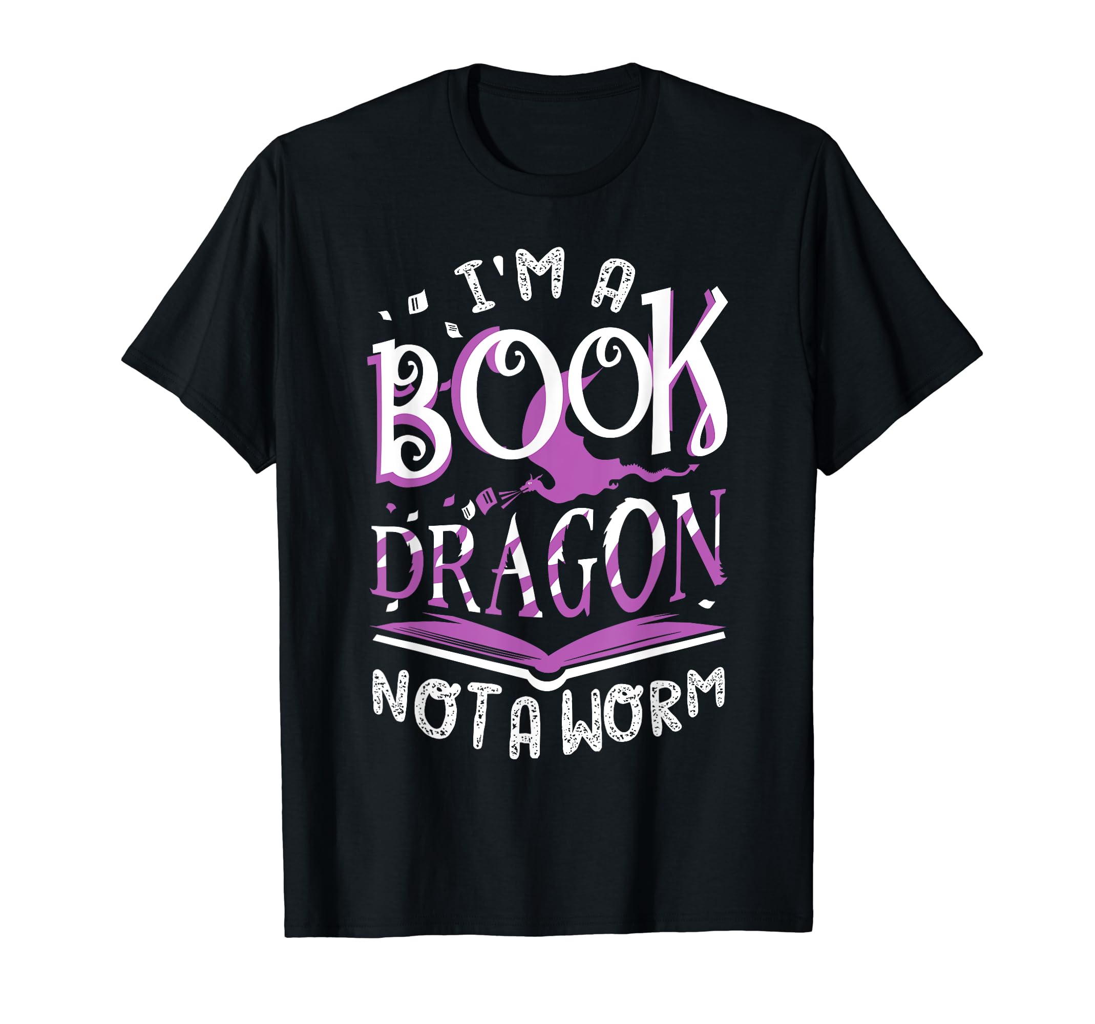 Im Book Dragon Not Worm T-Shirt - Custom Art Print for Adults - T-Shirt, Sweatshirt, Hoodie