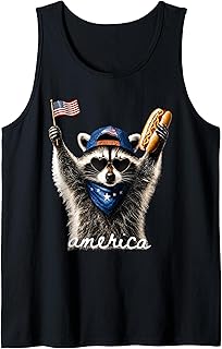 USA America Raccoon Hot Dog 1776-2026 4th of July 250 Years Tank Top Unisex T-shirt, Sweatshirt, Hoodie, Long Sleeve Tee - T-Shirt, Sweatshirt, Hoodie
