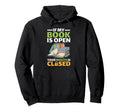 If My Book Is Open Your Mouth Is Hoodie - Casual Everyday Wear for Adults - T-Shirt, Sweatshirt, Hoodie