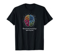 Colorful Rainbow Brain Neurodiversity T-Shirt - Graphic Print Men Women - T-Shirt, Sweatshirt, Hoodie