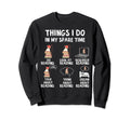 Things I Do My Spare Time Reading Sweatshirt - Graphic Print Unisex - T-Shirt, Sweatshirt, Hoodie