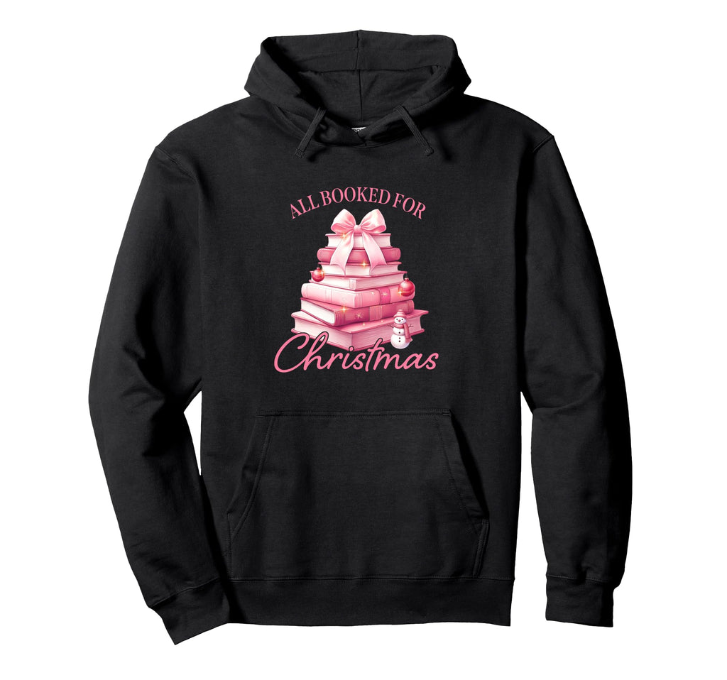 All Booked Book Nerd Hoodie - Custom Art Print Men Women - T-Shirt, Sweatshirt, Hoodie