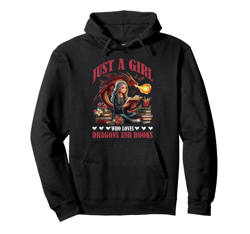 Dragon Just Who Loves Dragons And Hoodie - Custom Art Print for Adults - T-Shirt, Sweatshirt, Hoodie