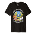 Easily Distracted Cats And Inner T-Shirt - Streetwear Style for Adults - T-Shirt, Sweatshirt, Hoodie