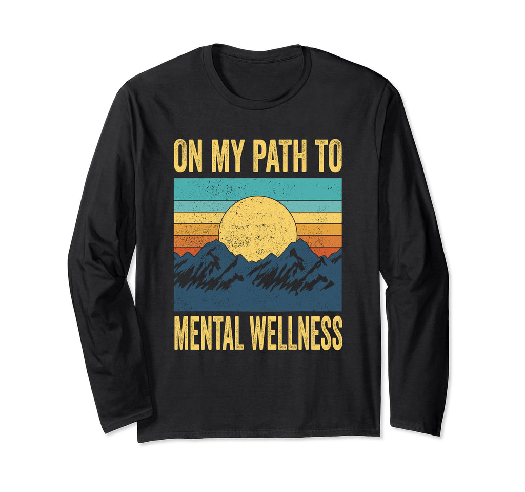 Outdoor Nature Hike Mental Health Hoodie - Aesthetic Graphic Unisex - T-Shirt, Sweatshirt, Hoodie