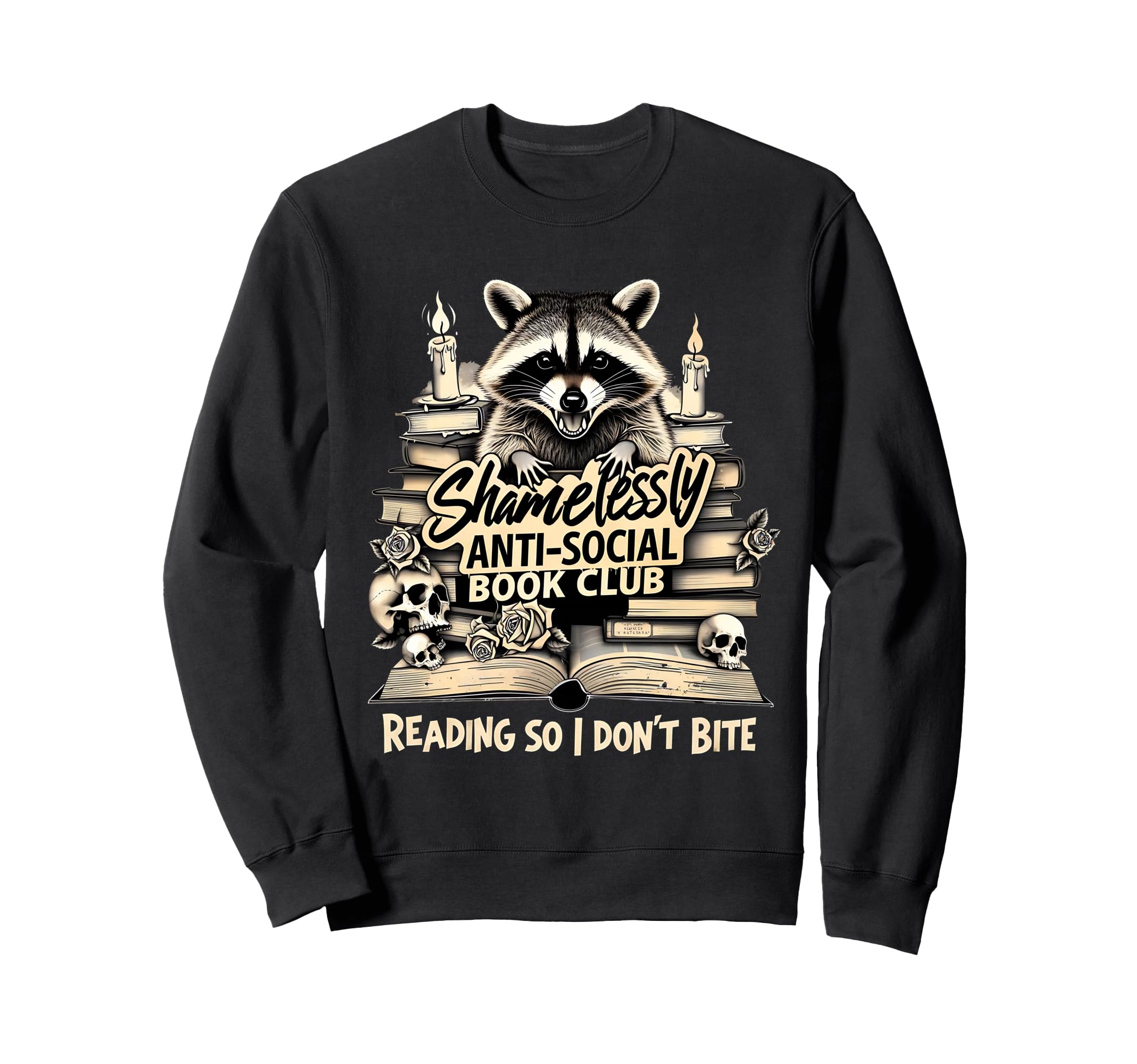 Shamelessly Anti Social Book Club Sweatshirt - Minimalist Print for Adults - T-Shirt, Sweatshirt, Hoodie