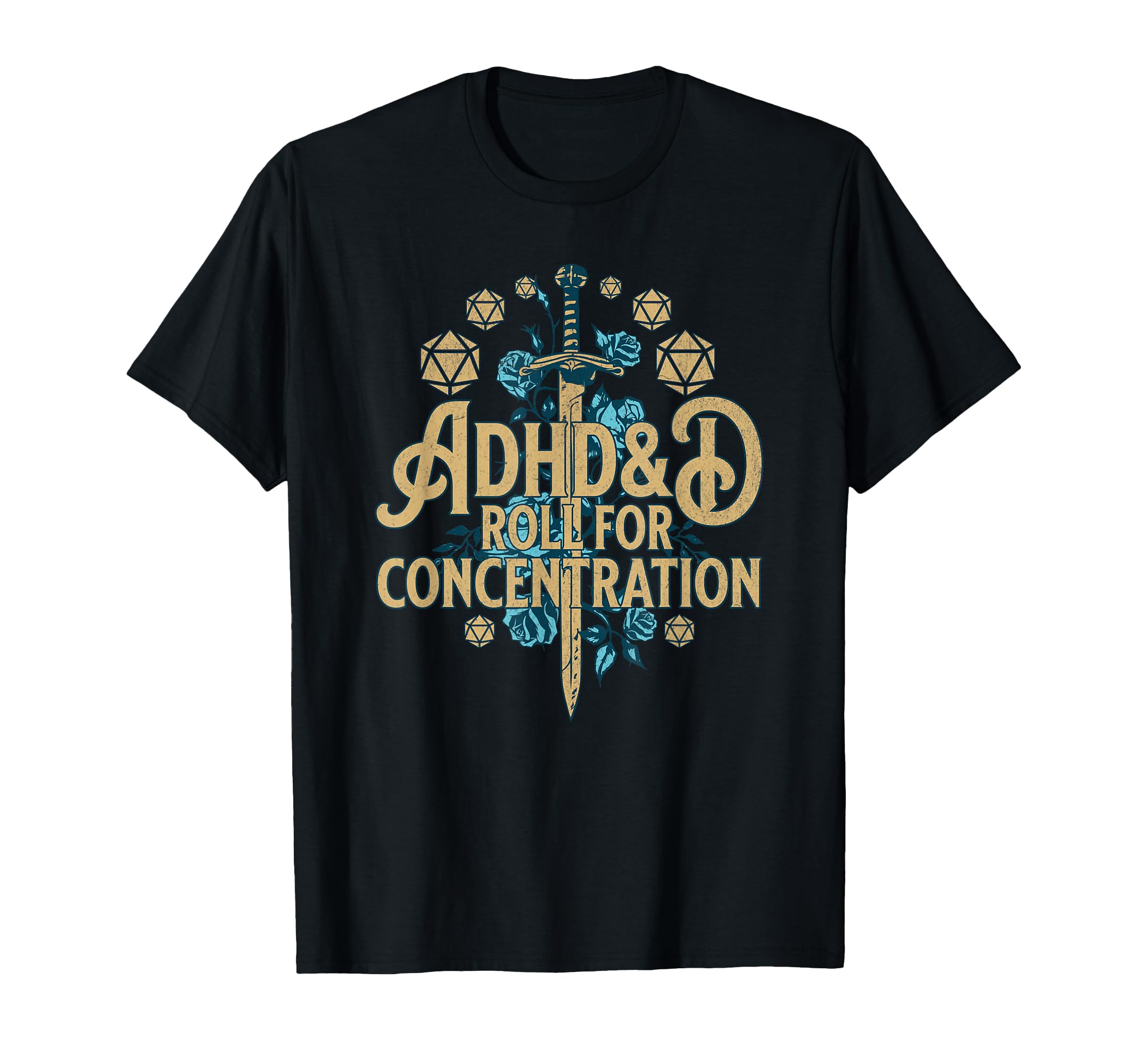 Adhd D Concentration Roller T-Shirt - Aesthetic Graphic Unisex - T-Shirt, Sweatshirt, Hoodie