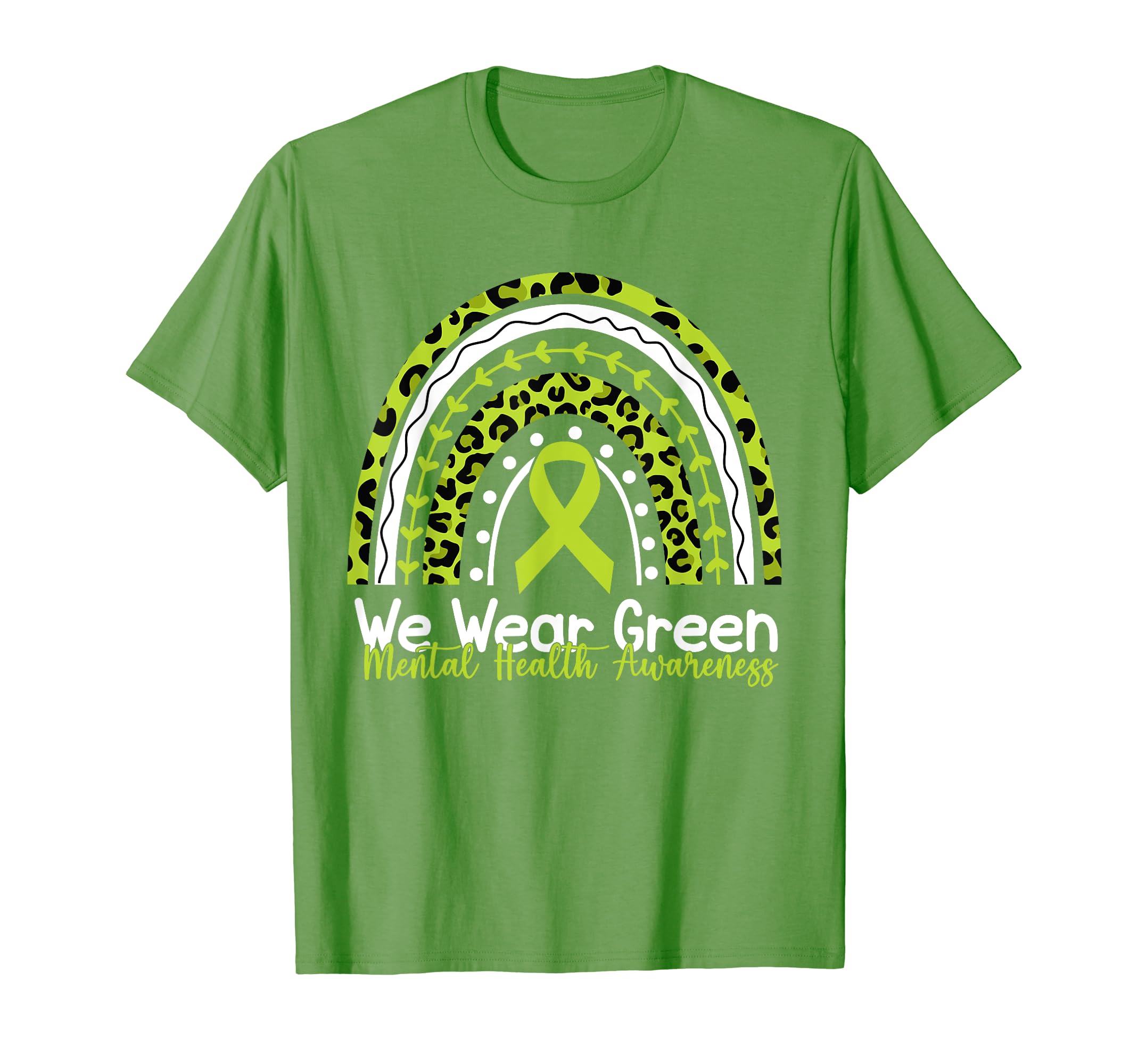 Rainbow May I Wear Green Mental Health T-Shirt - Unique Graphic for Adults - T-Shirt, Sweatshirt, Hoodie