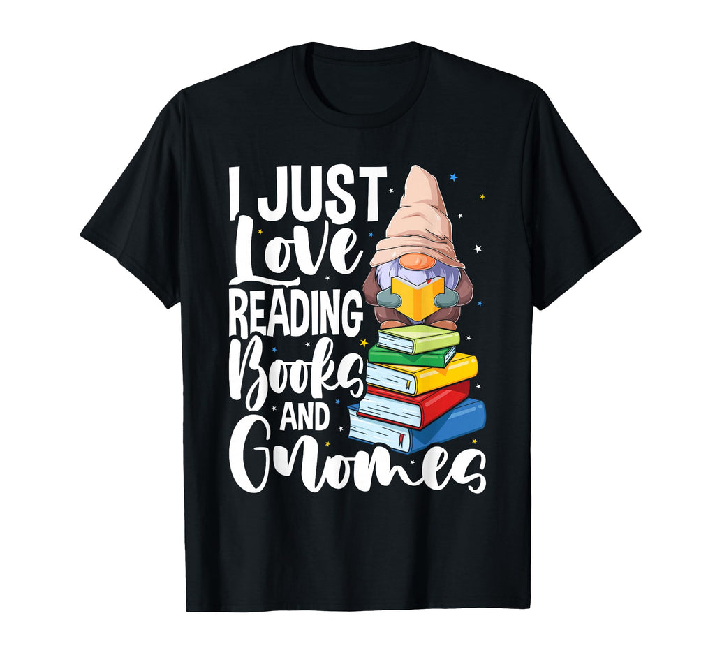 Gnome Book Lover Reading Club Gnome T-Shirt - Fun Novelty Design Unisex - T-Shirt, Sweatshirt, Hoodie