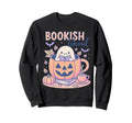 Halloween Bookish Ghoul Book Lover Sweatshirt - Unique Graphic Men Women - T-Shirt, Sweatshirt, Hoodie