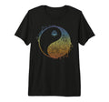 Floral Mandala Yin Yang Minimal Tai T-Shirt - Aesthetic Graphic for Adults - T-Shirt, Sweatshirt, Hoodie