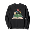 Flower Books Read Wildflowers Lover Sweatshirt - Novelty Apparel Unisex - T-Shirt, Sweatshirt, Hoodie
