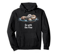 Flow Otter Parent Child Relax Hoodie - Trendy Graphic Unisex - T-Shirt, Sweatshirt, Hoodie