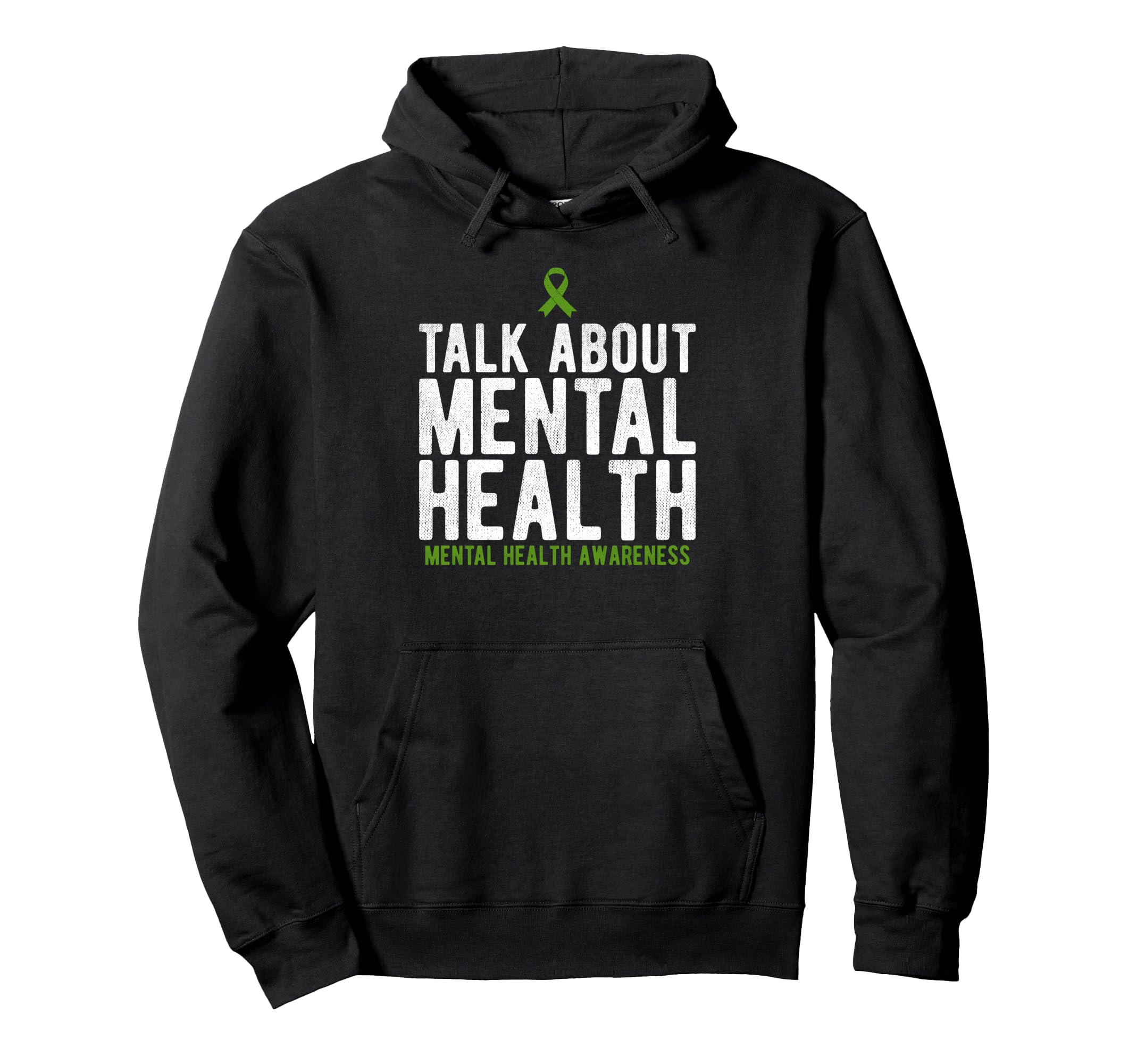 Talk About Mental Health Awareness Hoodie - Custom Art Print Men Women - T-Shirt, Sweatshirt, Hoodie