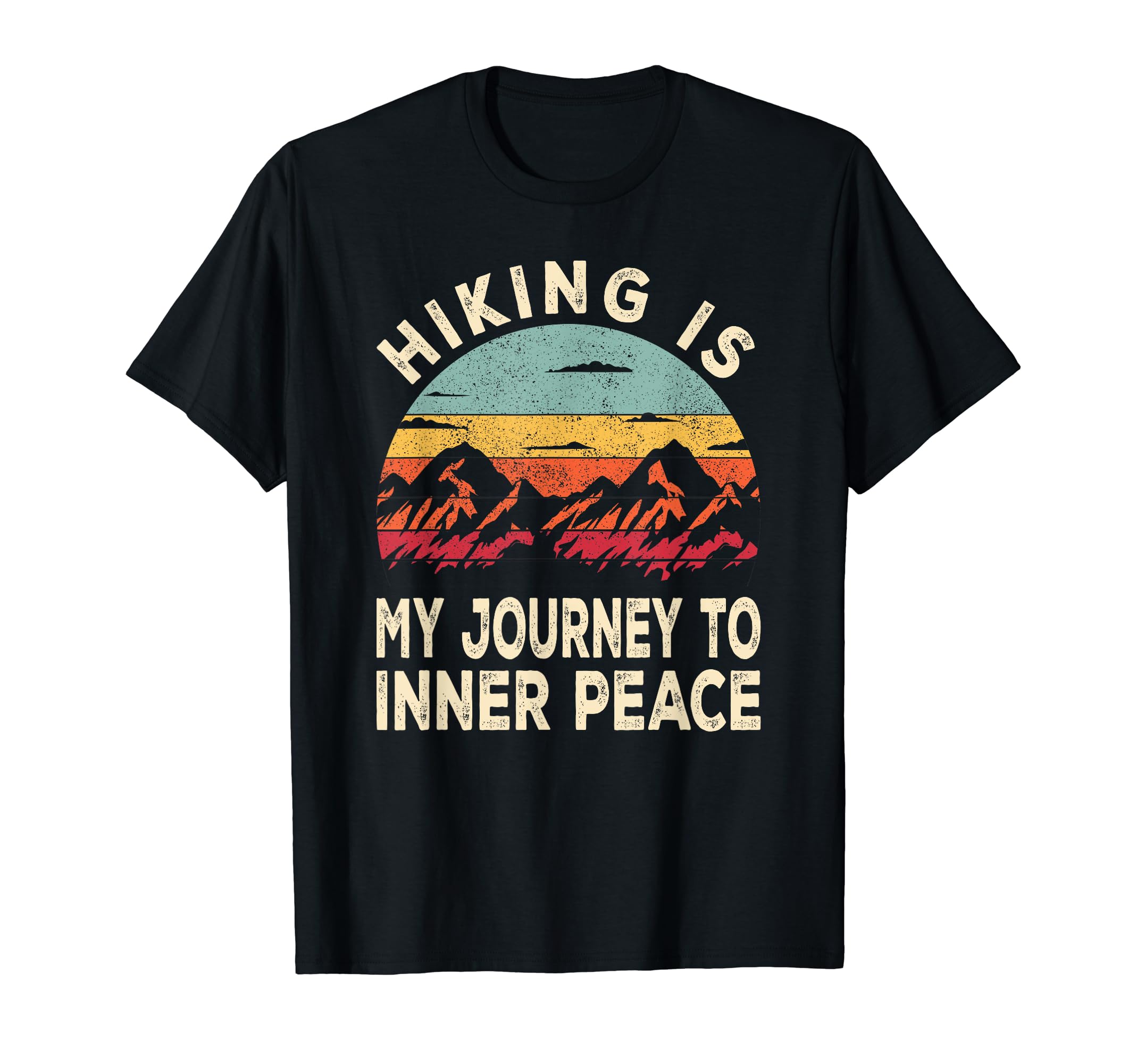 Outdoor Nature Hike Mental Health Hoodie - Trendy Graphic Men Women - T-Shirt, Sweatshirt, Hoodie