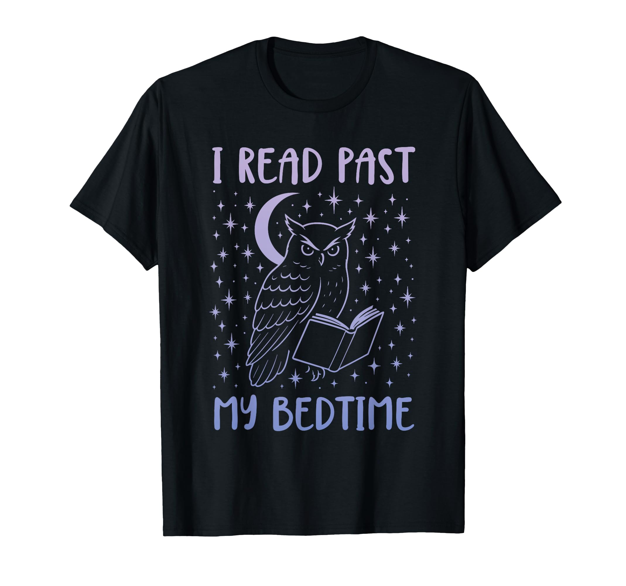 I Read Past My Bedtime T-Shirt - Minimalist Print for Adults - T-Shirt, Sweatshirt, Hoodie
