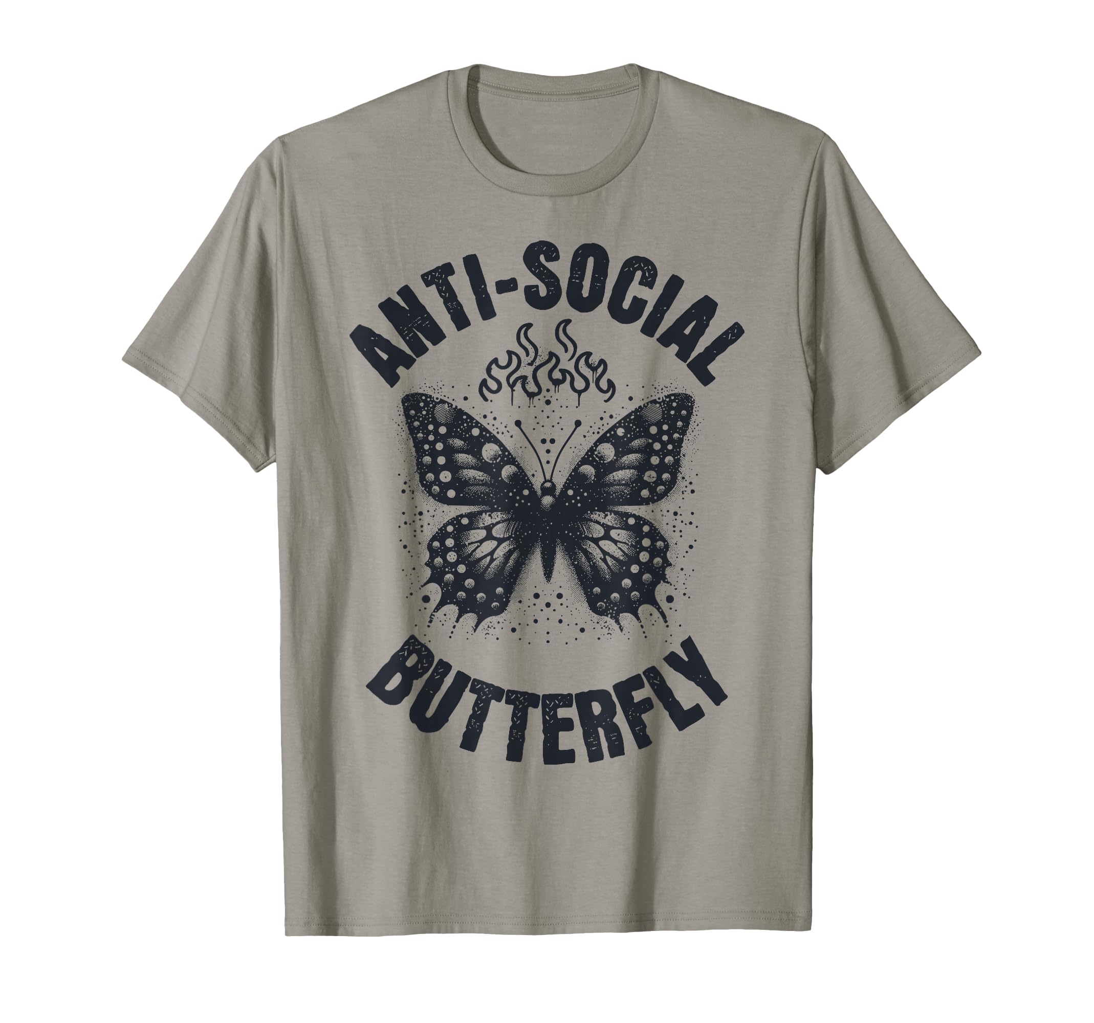 Anti Social Butterfly Funny Awkward T-Shirt - Unique Graphic Men Women - T-Shirt, Sweatshirt, Hoodie