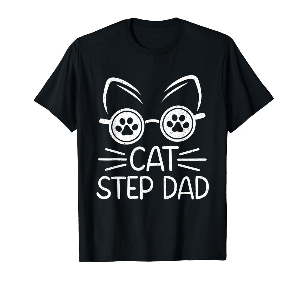 Cat Step Dad Gifts Fathers Day Cat T-Shirt - Aesthetic Graphic for Adults - T-Shirt, Sweatshirt, Hoodie
