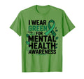 May We Wear Green Mental Health Awareness T-Shirt - Trendy Graphic Unisex - T-Shirt, Sweatshirt, Hoodie