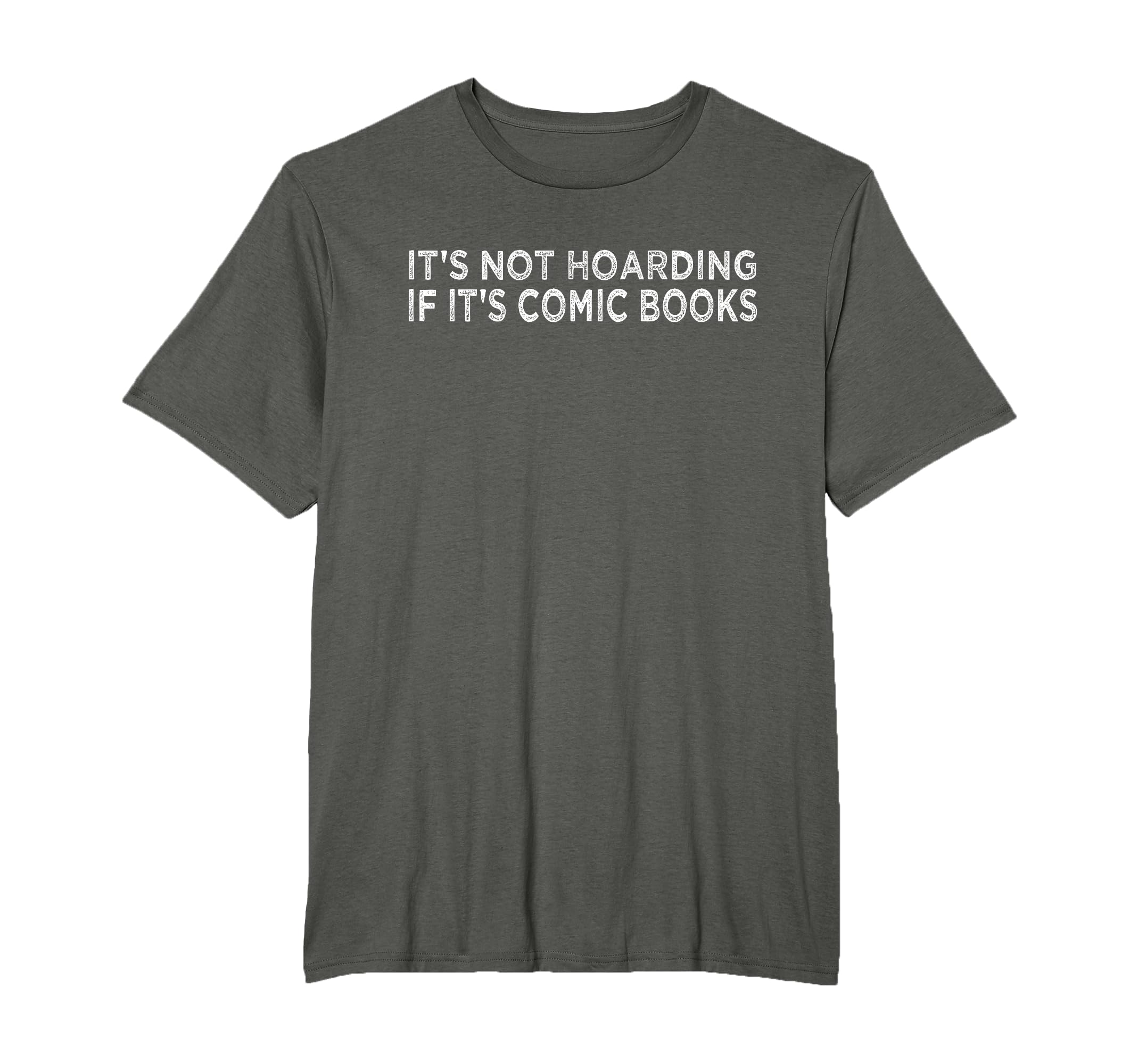 Its Not Hoarding If Its Comic Books T-Shirt - Minimalist Print Unisex - T-Shirt, Sweatshirt, Hoodie