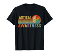 Sunset Autism Awareness T-Shirt - Minimalist Print for Adults - T-Shirt, Sweatshirt, Hoodie