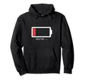 Help Me Low Battery Hipster Sweatshirt - Unique Graphic Men Women - T-Shirt, Sweatshirt, Hoodie