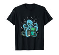 Octopus Reader Bookworm Deep Sea T-Shirt - Casual Everyday Wear for Adults - T-Shirt, Sweatshirt, Hoodie