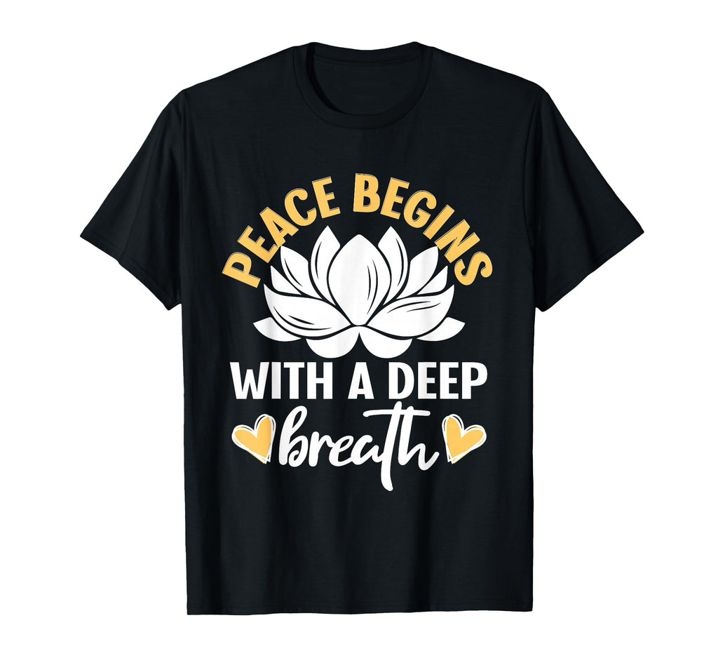 Meditation Yoga Spiritual Peace T-Shirt - Casual Everyday Wear Men Women - T-Shirt, Sweatshirt, Hoodie