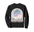 Cozy Winter Book Lover Art Sweatshirt - Minimalist Print for Adults - T-Shirt, Sweatshirt, Hoodie