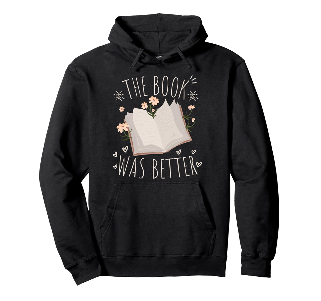 Funny Reading Bookworm Books Lovers Hoodie - Fun Novelty Design for Adults - T-Shirt, Sweatshirt, Hoodie