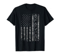 Funny Job Title Worker American Flag T-Shirt - Novelty Apparel for Adults - T-Shirt, Sweatshirt, Hoodie