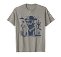 French Bulldog Frenchie Cowboy Ufo Dog T-Shirt - Novelty Apparel Unisex - T-Shirt, Sweatshirt, Hoodie