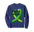 Heart Wear Green Mental Health Mental Sweatshirt - Graphic Print Men Women - T-Shirt, Sweatshirt, Hoodie