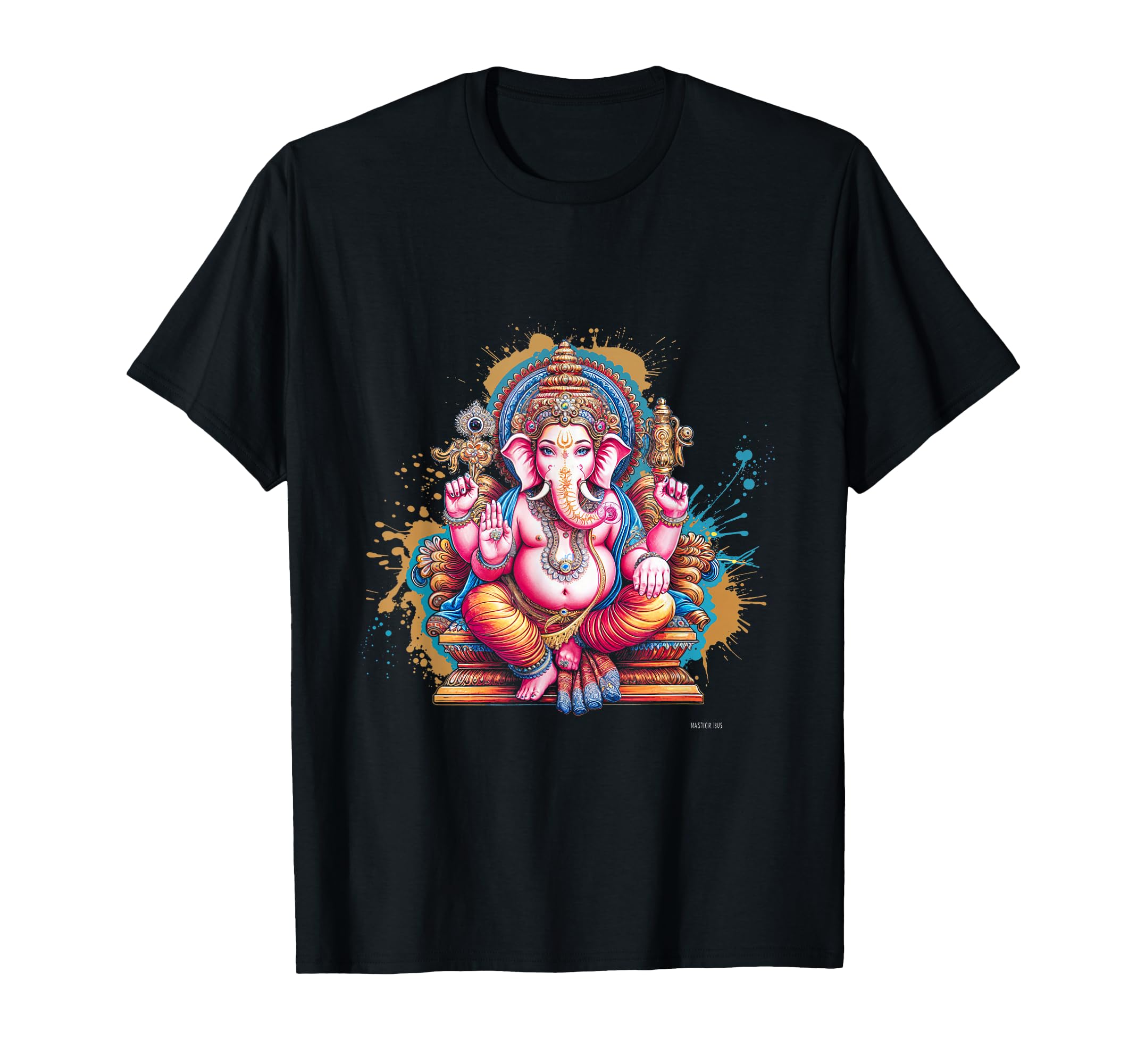 Ganesha Art Hindu Spirituality Yoga T-Shirt - Unique Graphic Men Women - T-Shirt, Sweatshirt, Hoodie