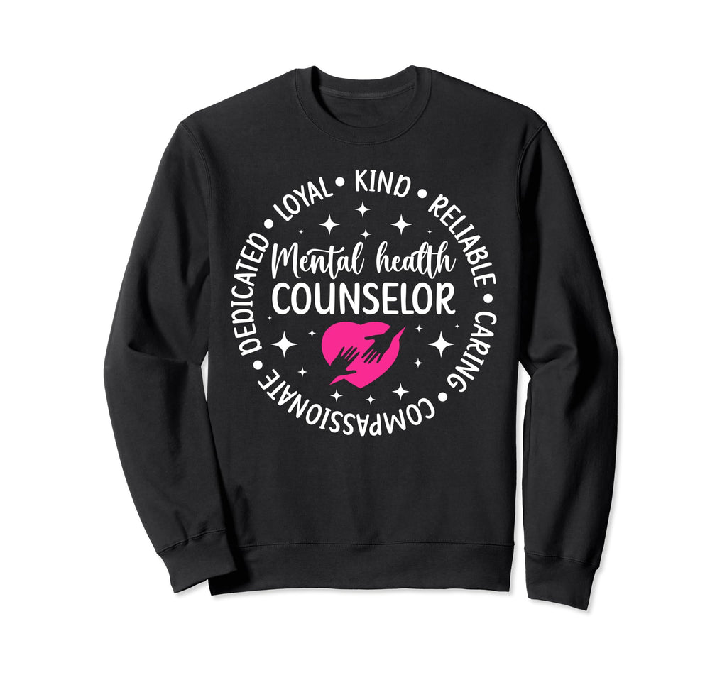 Best Mental Health Counselor Sweatshirt - Custom Art Print Men Women - T-Shirt, Sweatshirt, Hoodie