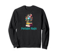 Ask Me What Im Reading Book Worm Sweatshirt - Custom Art Print Men Women - T-Shirt, Sweatshirt, Hoodie