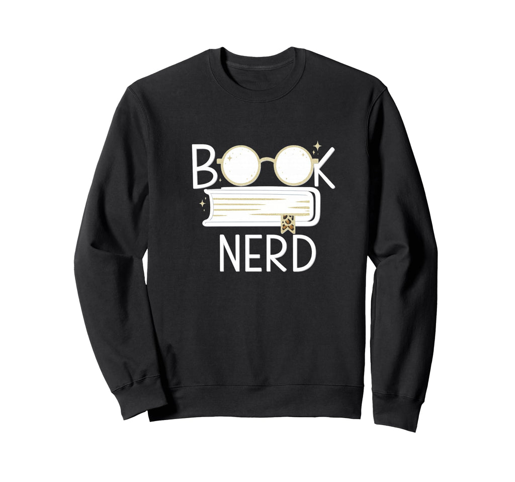 Book Nerd Reading Aesthetic Minimal Sweatshirt - Novelty Apparel Men Women - T-Shirt, Sweatshirt, Hoodie