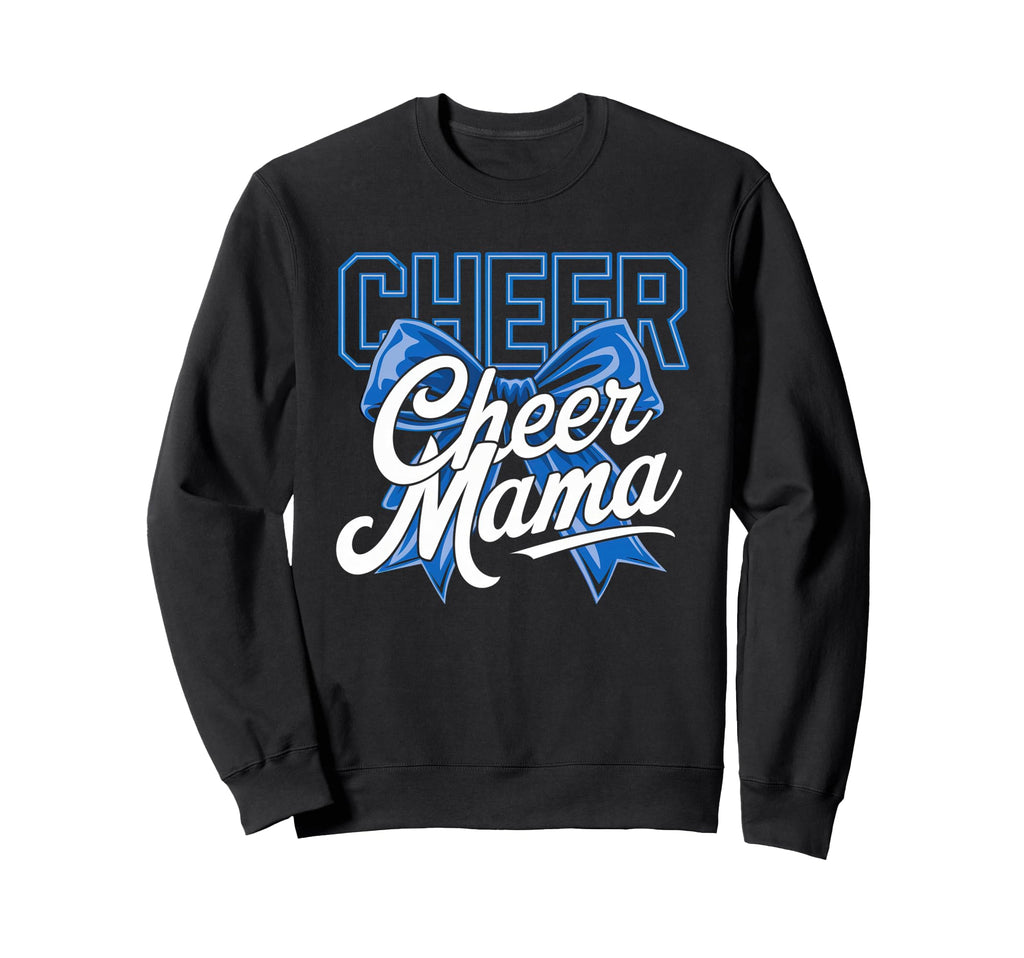 Cheer Mom Mother Bow Sweatshirt - Casual Everyday Wear Men Women - T-Shirt, Sweatshirt, Hoodie
