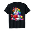 Funny Anime Kawaii Rainbow Unicorn T-Shirt - Custom Art Print Unisex - T-Shirt, Sweatshirt, Hoodie