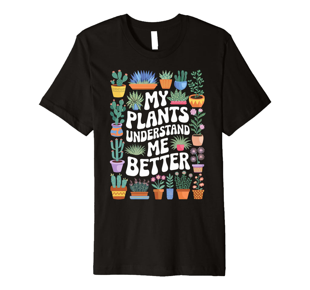 Plant Lover Botanical House Plant T-Shirt - Fun Novelty Design for Adults - T-Shirt, Sweatshirt, Hoodie