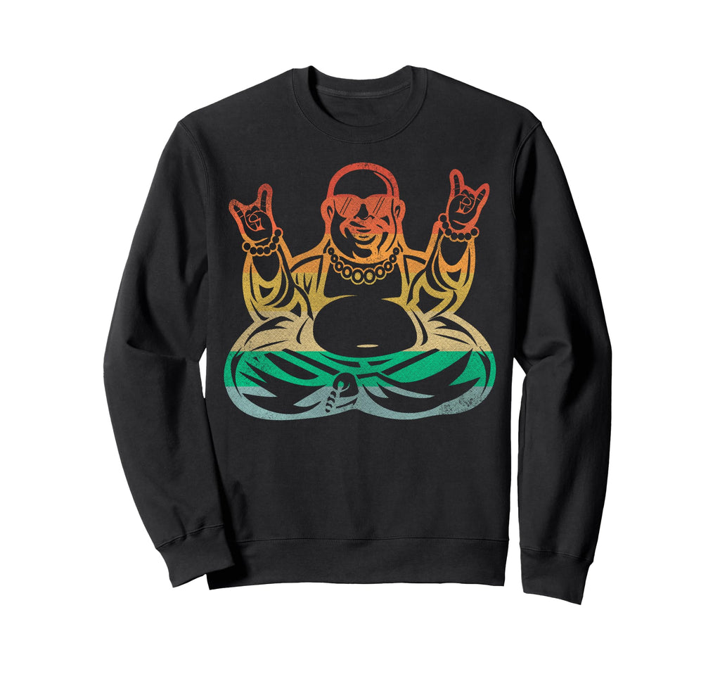 Buddha Yoga Lotus Pose Mandala Sweatshirt - Novelty Apparel Men Women - T-Shirt, Sweatshirt, Hoodie