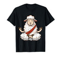 Meditation Sheep Yoga Pose Relaxing Animal T-Shirt - Unique Graphic Unisex - T-Shirt, Sweatshirt, Hoodie
