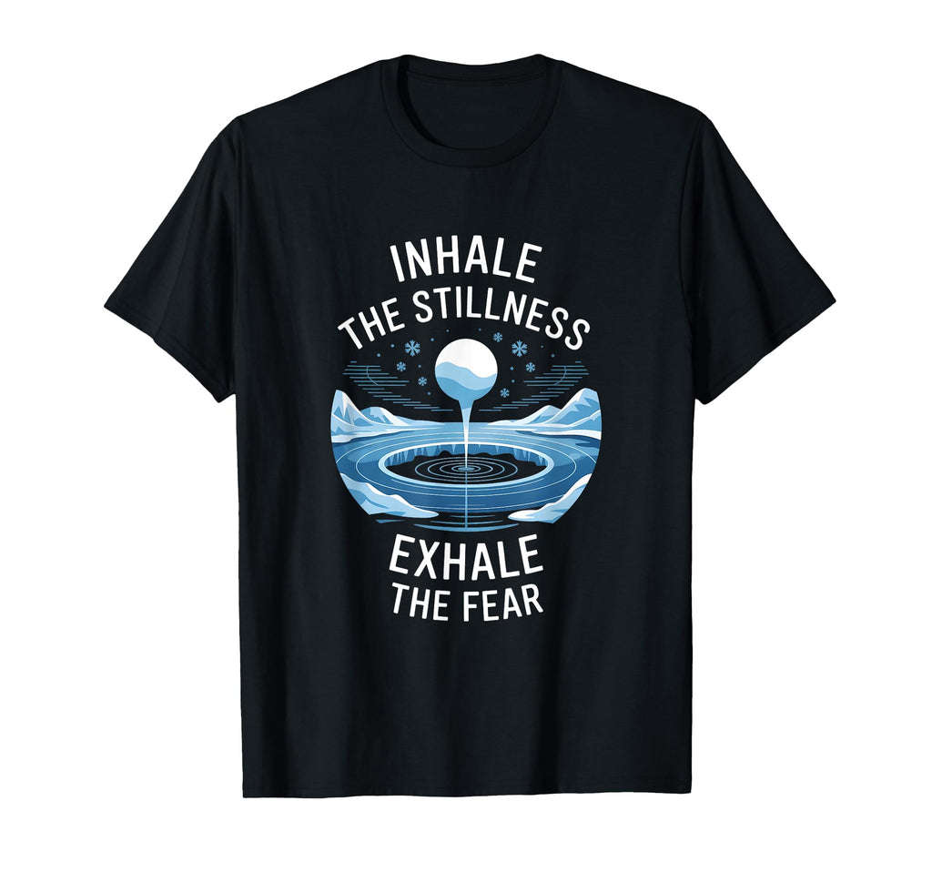 Cold Plunge Breathwork Meditation Focus T-Shirt - Trendy Graphic Unisex - T-Shirt, Sweatshirt, Hoodie