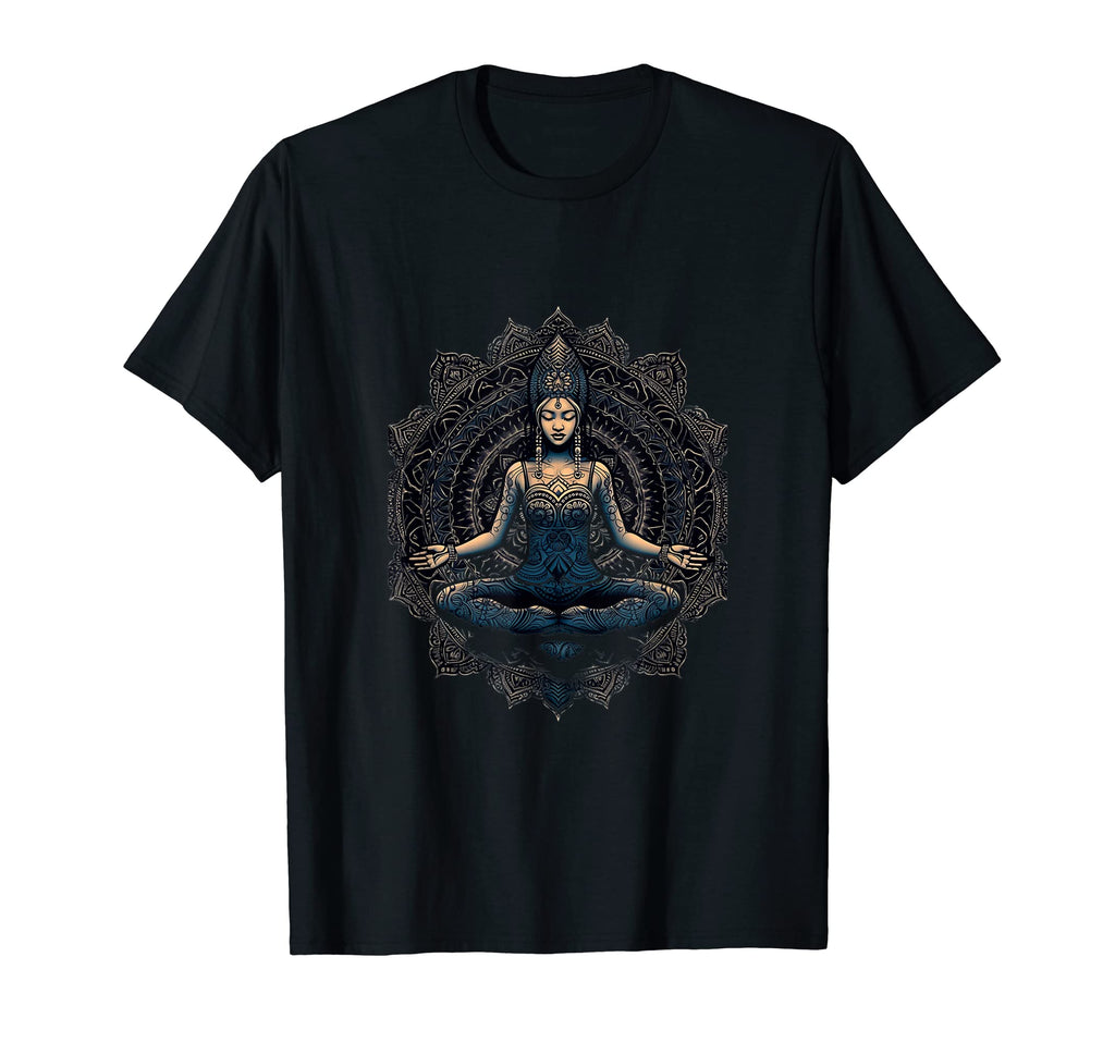 Yoga Meditation Mandala Yogi Spiritual T-Shirt - Custom Art Print Unisex - T-Shirt, Sweatshirt, Hoodie
