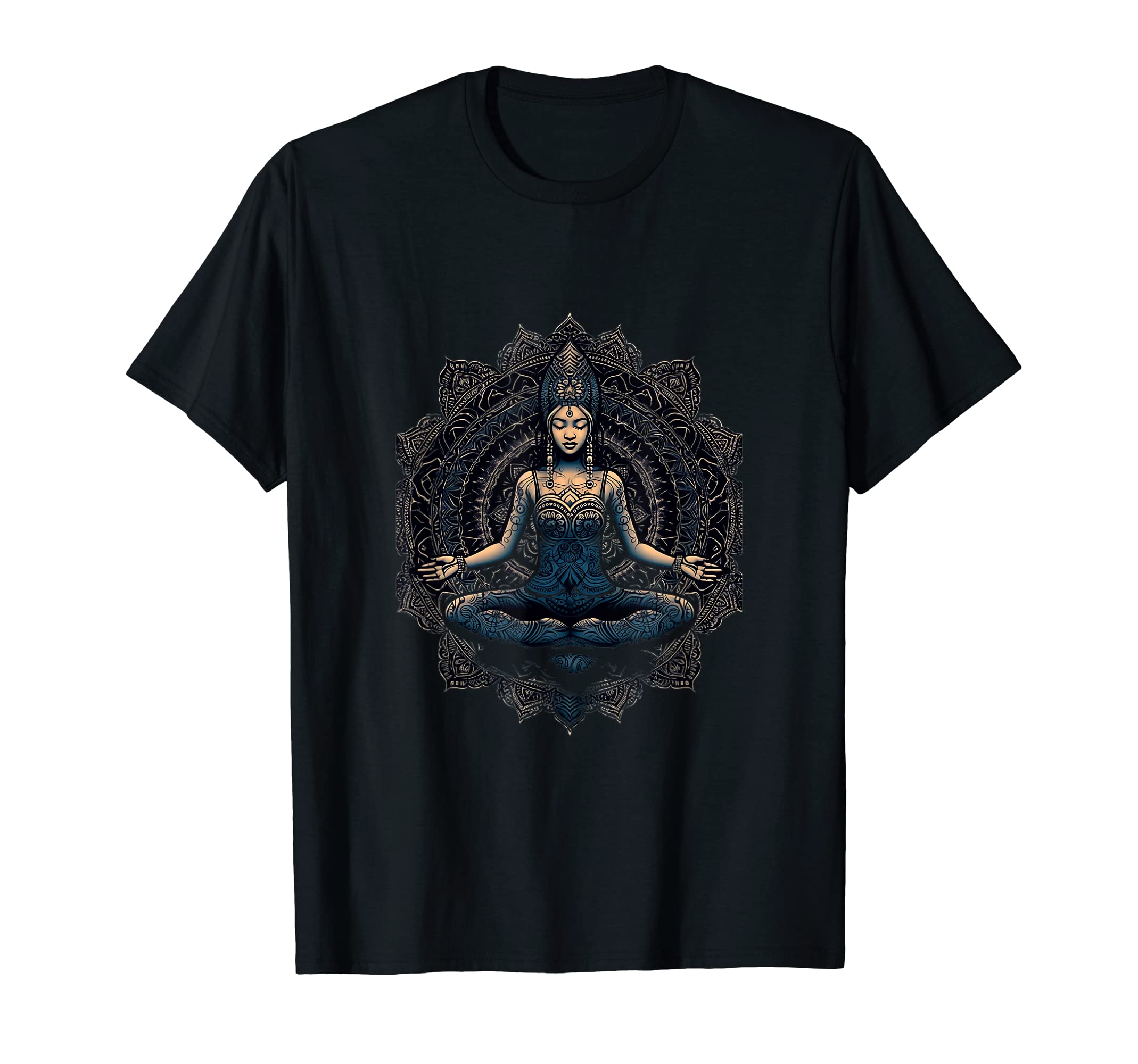 Yoga Meditation Mandala Yogi Spiritual T-Shirt - Custom Art Print Unisex - T-Shirt, Sweatshirt, Hoodie