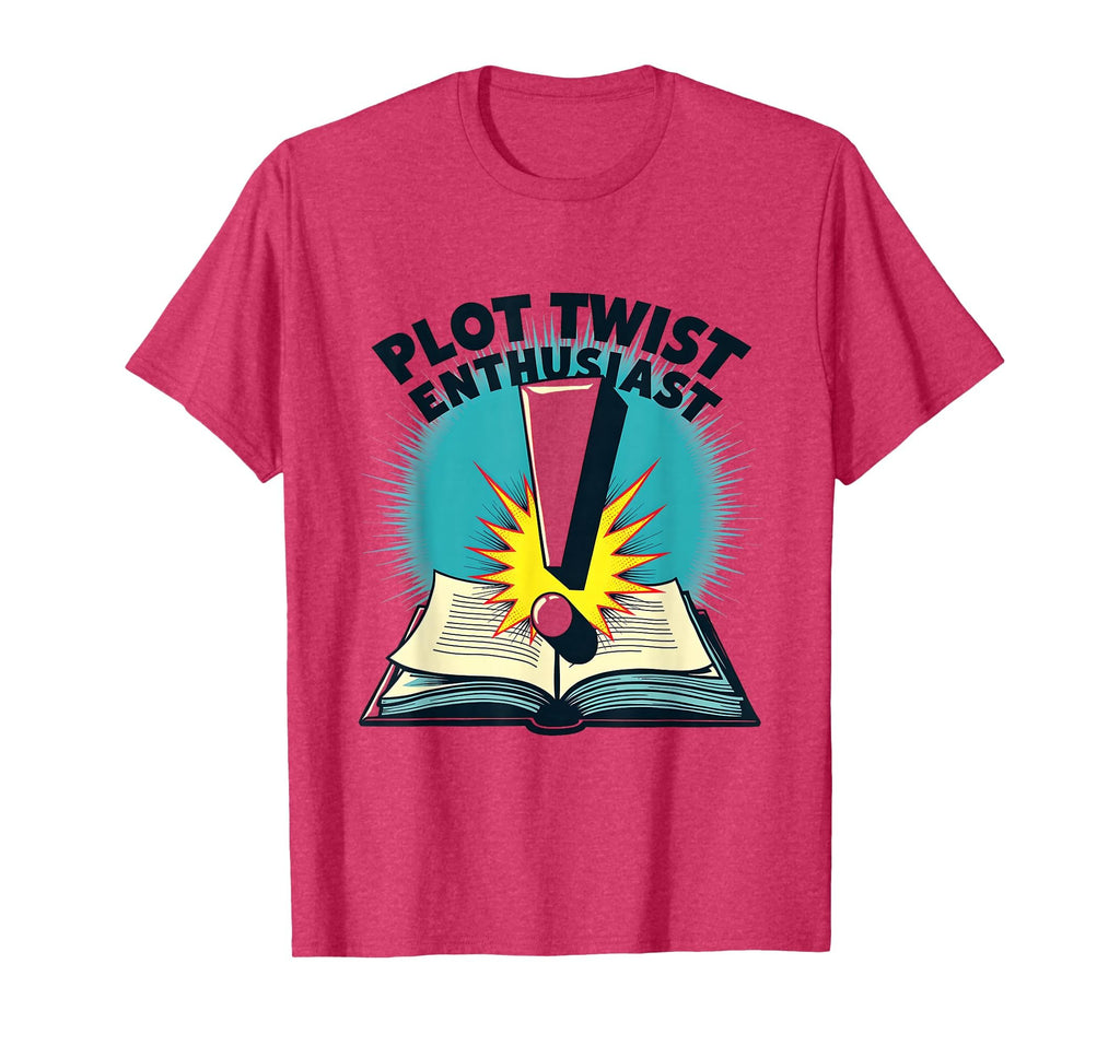 Plot Twist Enthusiast Bookish Reader T-Shirt - Graphic Print for Adults - T-Shirt, Sweatshirt, Hoodie