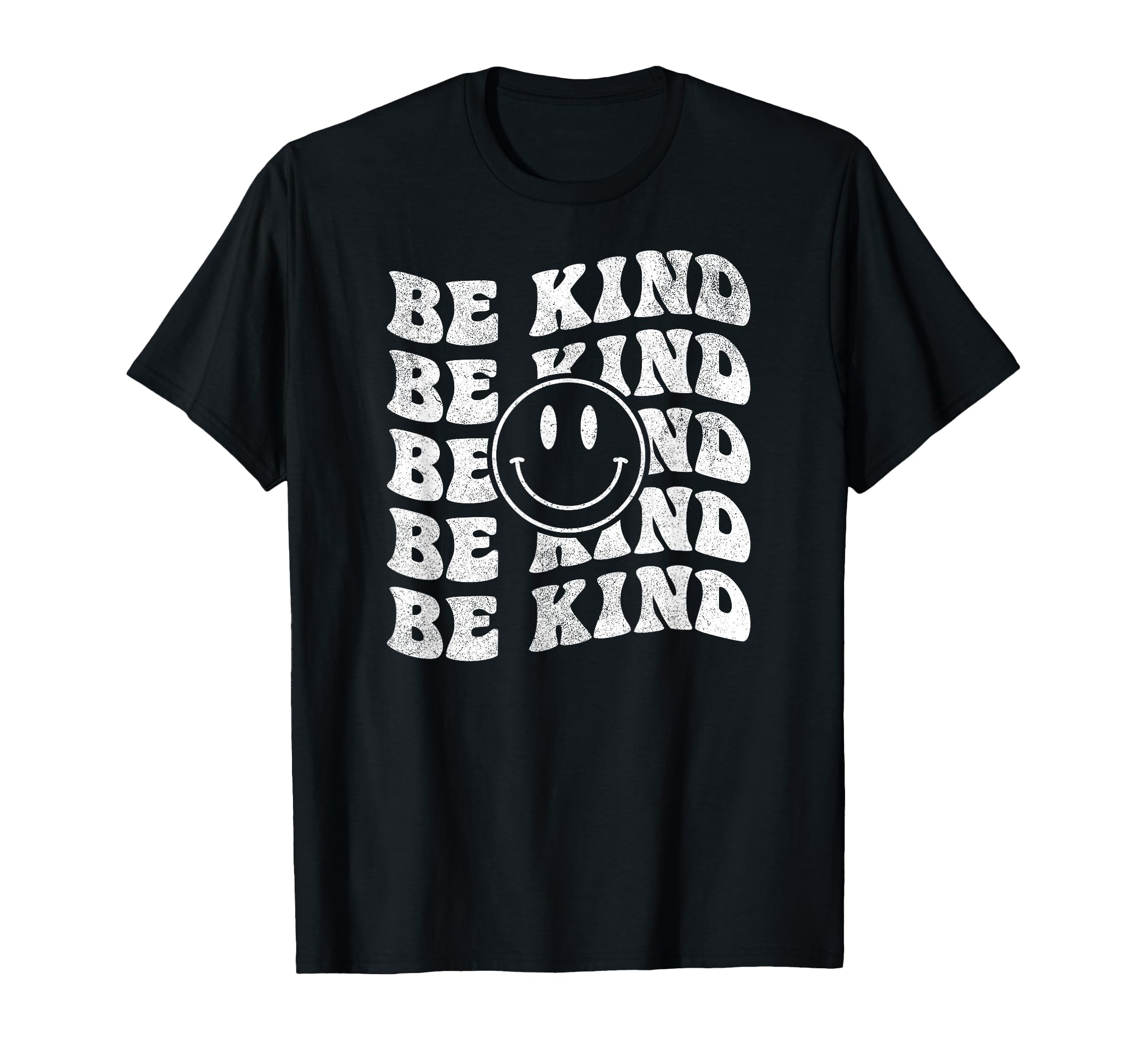 Be Kind Happy Face Positivity Small T-Shirt - Minimalist Print for Adults - T-Shirt, Sweatshirt, Hoodie