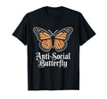 Antisocial Butterfly Gothic T-Shirt - Aesthetic Graphic for Adults - T-Shirt, Sweatshirt, Hoodie