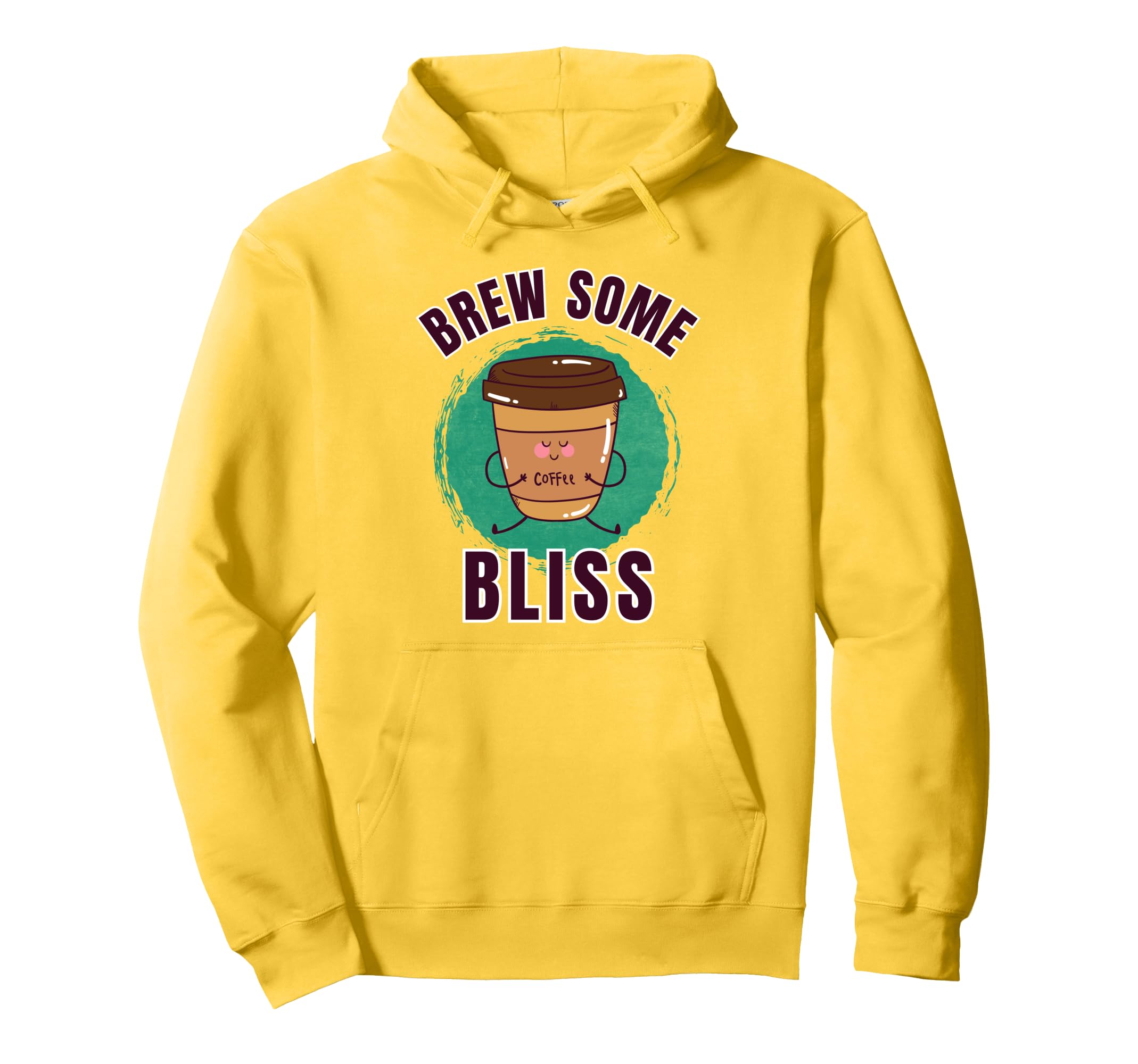 Funny Coffee Brew Yoga Mindfulness Hoodie - Graphic Print Men Women - T-Shirt, Sweatshirt, Hoodie