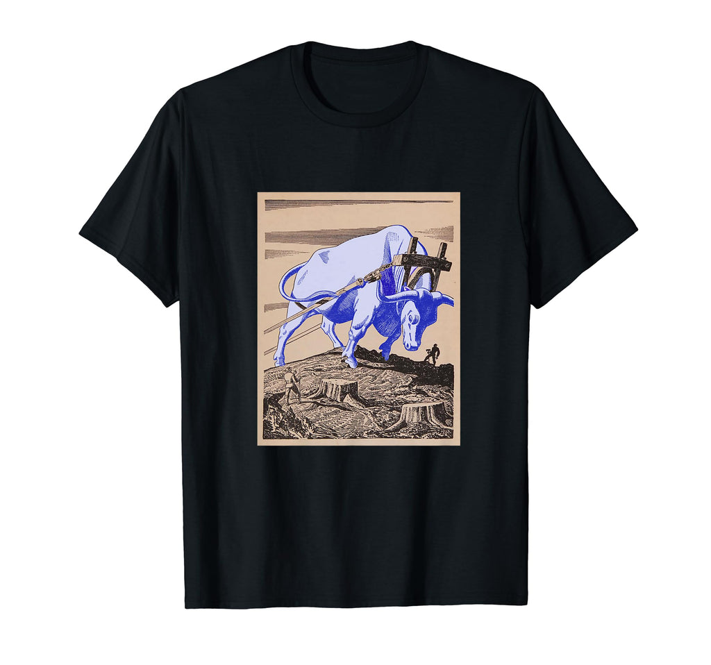 Babe Blue Ox 1924 T-Shirt - Minimalist Print Men Women - T-Shirt, Sweatshirt, Hoodie